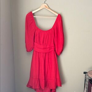 Elegant Red Women's Dress